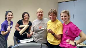 Volunteer Painters from the Church of the Holy Angels at Forbes House on Saturday, March 5, 2016. 